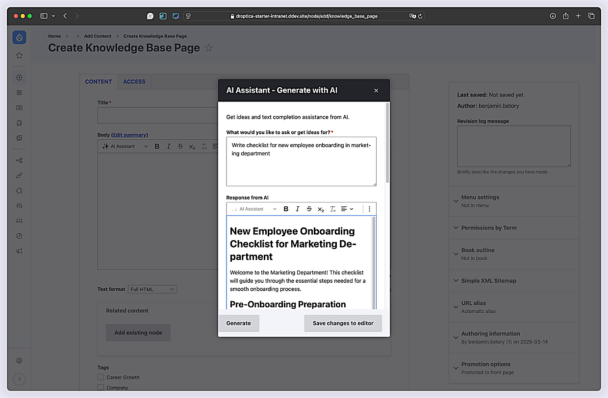 AI-Powered Content